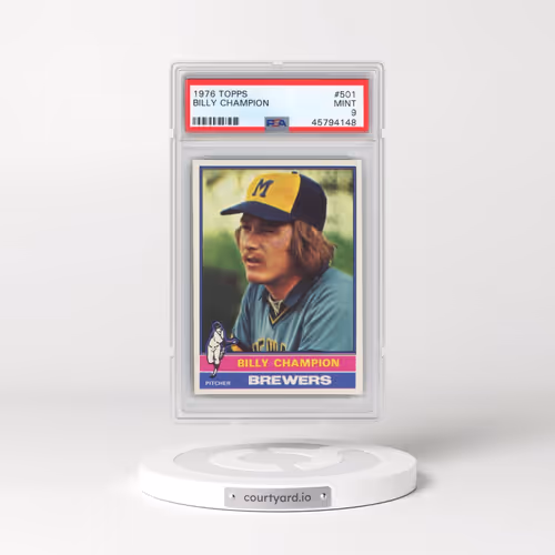 1976 Topps #501 Billy Champion (PSA 9 MINT)