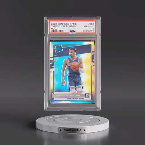 2020 Panini Donruss Optic #162 Tyrese Haliburton - Holo (PSA 10 GEM MINT)