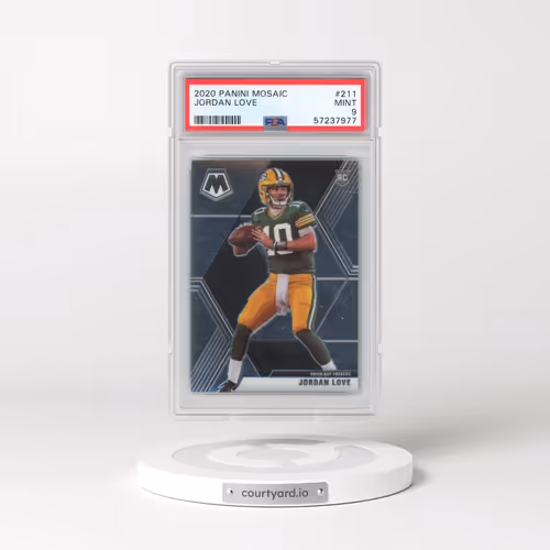 2020 Panini Mosaic #211 Jordan Love (PSA 9 MINT)