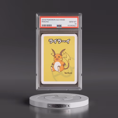 2019 Pokémon Old Maid Raichu (PSA 10 GEM MINT)