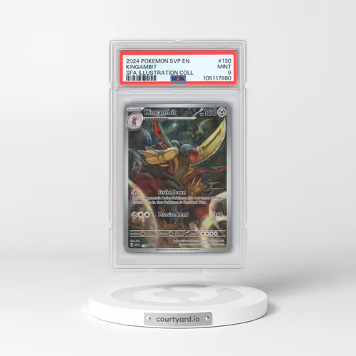 2024 Pokémon Svp EN-SV Black Star Promo #130 Kingambit - Shrouded Fable Illustration Collection (PSA