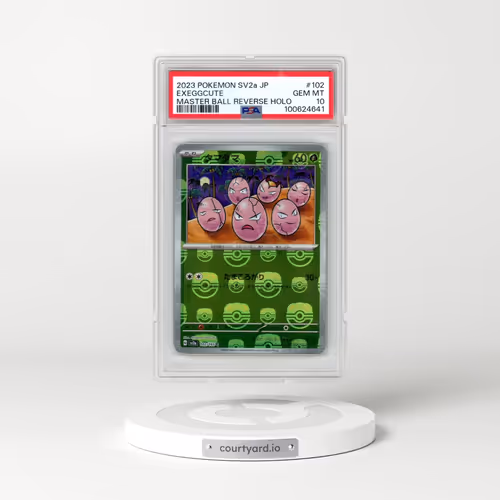 2023 Pokémon Sv2a-Pokemon 151 #102 Exeggcute - Reverse Holo Master Ball (PSA 10 GEM MINT)