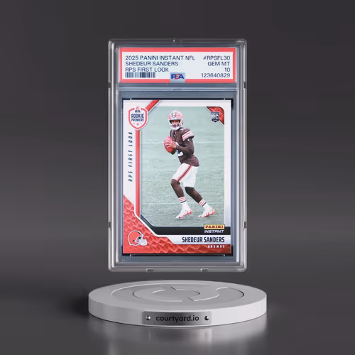 2025 Panini Instant NFL Rps First Look #RPSFL30 Shedeur Sanders (PSA 10 GEM MINT)