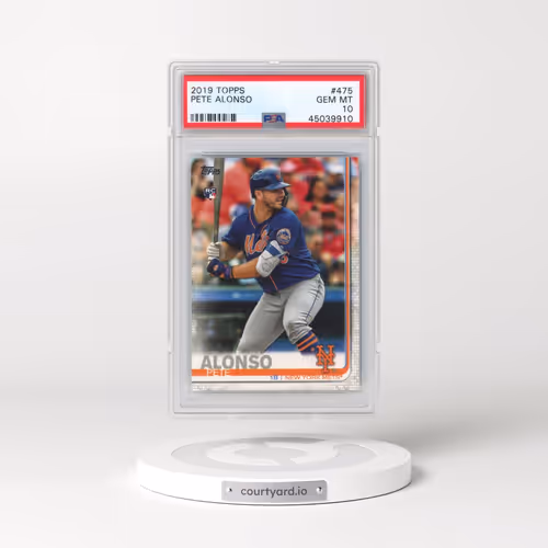 2019 Topps #475 Pete Alonso (PSA 10 GEM MINT)