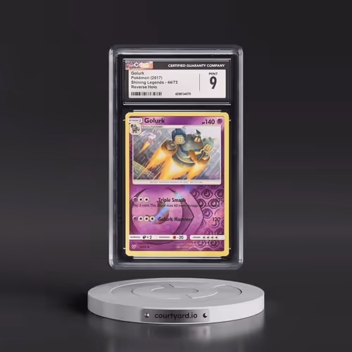 2017 Shining Legends #44/73 Golurk - Reverse Holo (CGC 9 MINT)