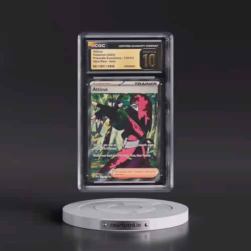 2025 Pokémon Pre EN-Prismatic Evolutions #133 Atticus - Ultra Rare (CGC 10 PRISTINE)