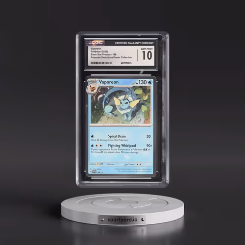 2023 Black Star Promos - Scarlet & Violet SVP EN #168 Vaporeon - Prismatic Evolutions Poster Collect