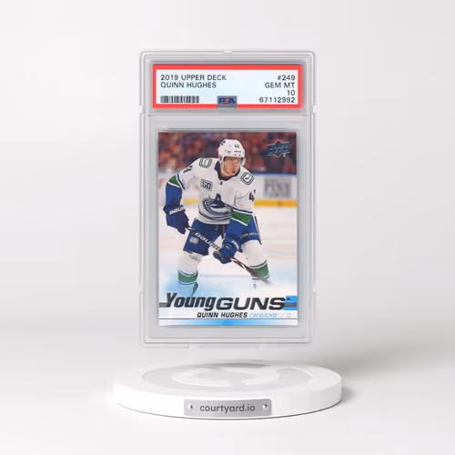 2019 Upper Deck #249 Quinn Hughes (PSA 10 GEM MINT)