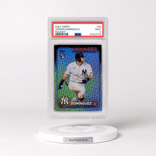 2024 Topps #60 Jasson Dominguez - Holiday (PSA 9 MINT)