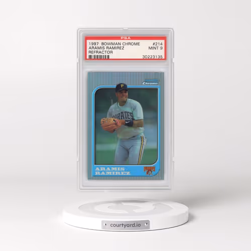 1997 Bowman Chrome #214 Aramis Ramirez - Refractor (PSA 9 MINT)