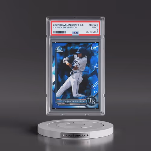 2022 Bowman Draft Chrome Sapphire Edition #BDC26 Chandler Simpson (PSA 9 MINT)
