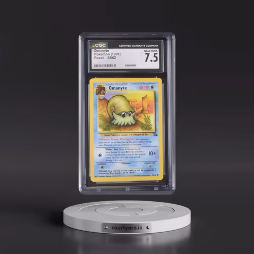 1999 Fossil #52/62 Omanyte (CGC 7.5 NM+)