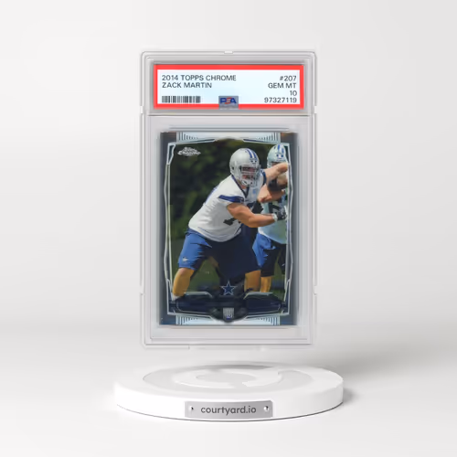 2014 Topps Chrome #207 Zack Martin (PSA 10 GEM MINT)