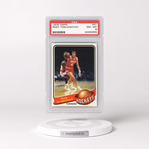 1979 Topps #41 Rudy Tomjanovich (PSA 8 NM-MT)