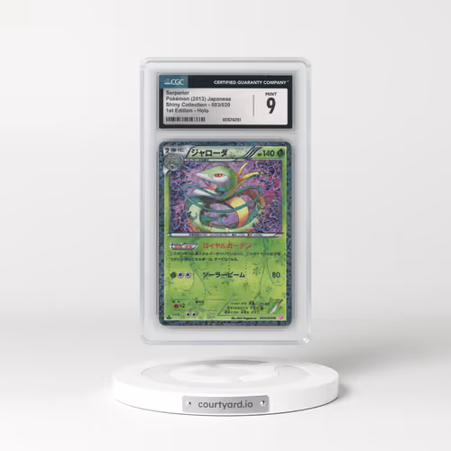 2013 Shiny Collection #003/020 Serperior - 1st Edition Holo (CGC 9 MINT)