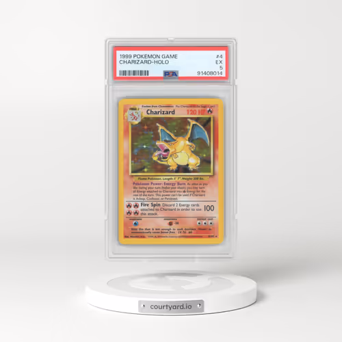 1999 Base Set #4 Charizard - Holo (PSA 5 EX)