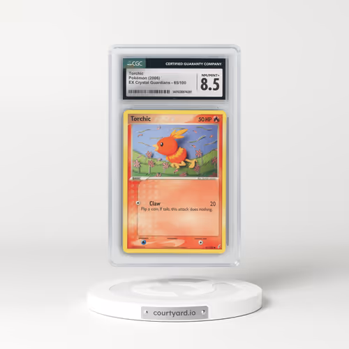 2006 EX Crystal Guardians #65/100 Torchic (CGC 8.5 NM-MT+)