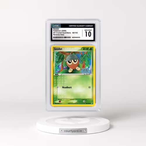 2006 EX Crystal Guardians #60 Seedot - Holo (CGC 10 GEM MINT)