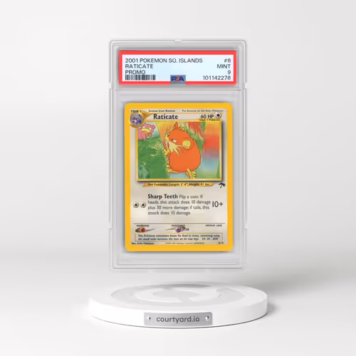 2001 Pokémon Southern Islands Promo #6 Raticate (PSA 9 MINT)