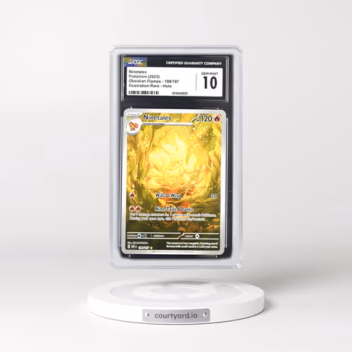 2023 Obsidian Flames - OBF EN #199/197 Ninetales - Illustration Rare Holo (CGC 10 GEM MINT)