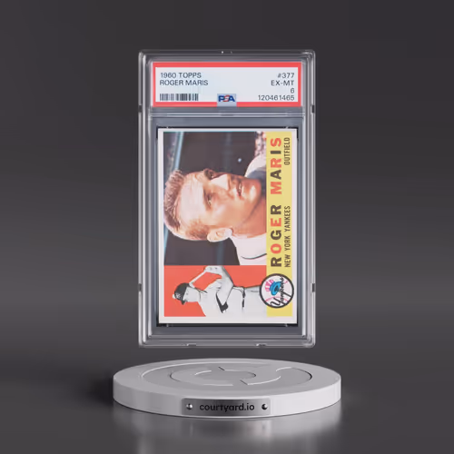 1960 Topps #377 Roger Maris (PSA 6 EX-MT)