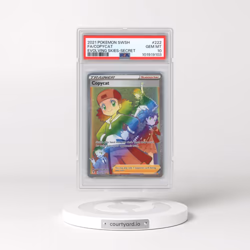 2021 Pokémon Sword & Shield Evolving Skies #222 Copycat - Full Art Secret (PSA 10 GEM MINT)
