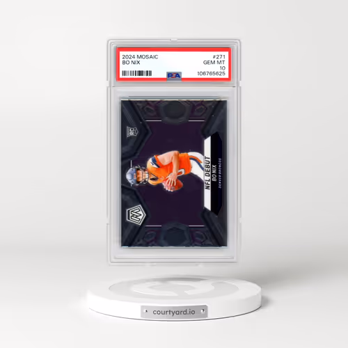 2024 Panini Mosaic #271 Bo Nix (PSA 10 GEM MINT)