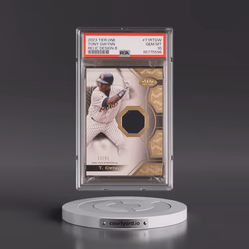 2023 Topps Tier One Relics Design B #T1RTGW Tony Gwynn (PSA 10 GEM MINT)