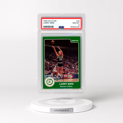 1983-84 Star #26 Larry Bird (PSA 8 NM-MT)