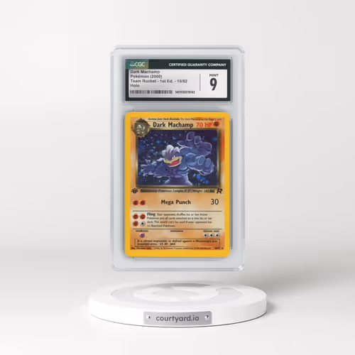 2000 Team Rocket #10/82 Dark Machamp - 1st Edition Holo (CGC 9 MINT)