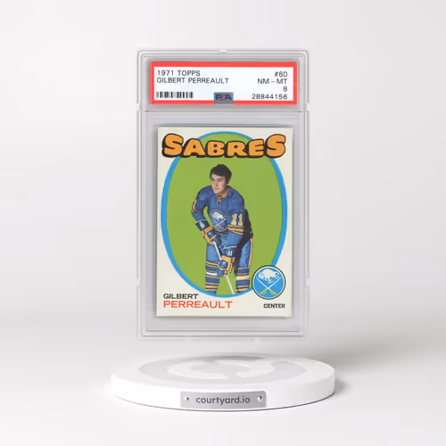 1971 Topps #60 Gilbert Perreault (PSA 8 NM-MT)
