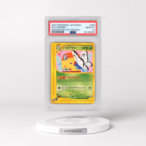 2001 Pokémon Expedition #066 Butterfree - 1st Edition (PSA 10 GEM MINT)
