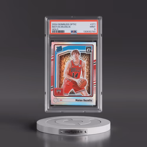 2024 Panini Donruss Optic #271 Matas Buzelis - Holo (PSA 9 MINT)