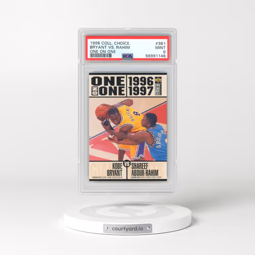 1996 Collector's Choice #361 Kobe Bryant/Shareef Abdur-Rahim - One on One (PSA 9 MINT)