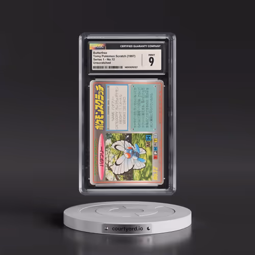 1997 Series 1 #12 Butterfree - Unscratched (CGC 9 MINT)