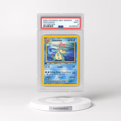2000 Pokémon Neo Genesis #32 Croconaw - 1st Edition (PSA 9 MINT)