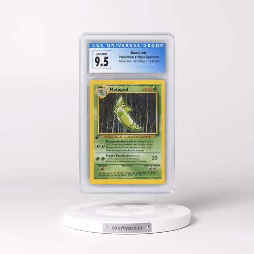 1999 Base Set #54/102 Metapod - 1st Edition (CGC 10 GEM MINT)