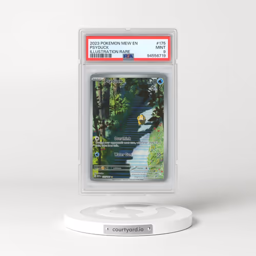 2023 Pokémon Mew EN-151 #175 Psyduck - Illustration Rare (PSA 9 MINT)