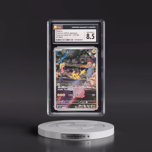 2023 Pokémon Card 151 #173/165 Pikachu - Art Rare Holo (CGC 8.5 NM-MT+)