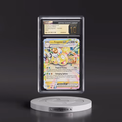 2024 Pokémon Ssp EN-Surging Sparks #133 Alolan Exeggutor EX - Holo (CGC 10 PRISTINE)