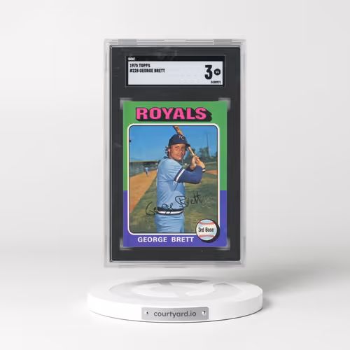 1975 Topps #228 George Brett (SGC 3 VG)
