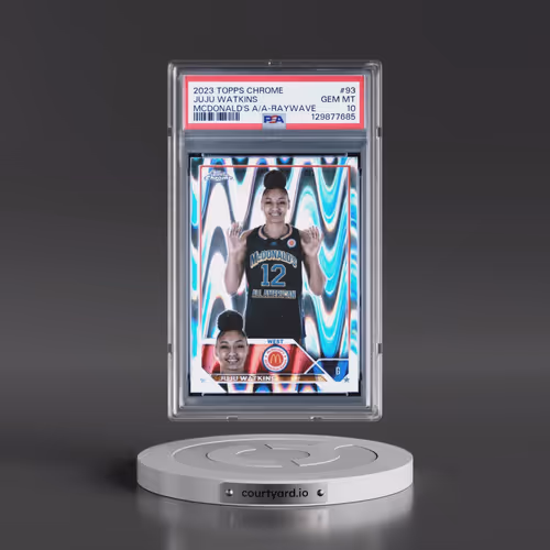 2023 Topps Chrome Mcdonald's All-American #93 Juju Watkins - Raywave (PSA 10 GEM MINT)