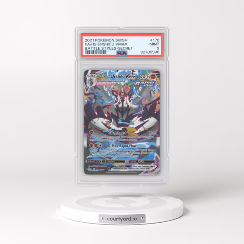 2021 Battle Styles #170 Rapid Strike Urshifu VMAX - Full Art Holo (PSA 9 MINT)