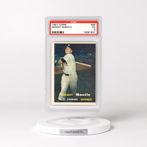 1957 Topps #95 Mickey Mantle (PSA 5 EX)