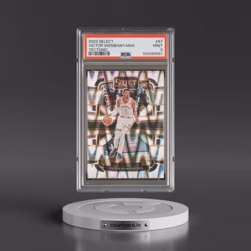 2023 Panini Select #87 Victor Wembanyama - Tectonic (PSA 9 MINT)