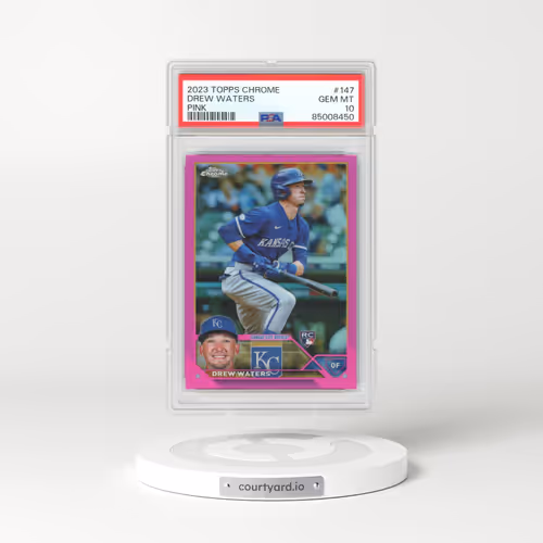 2023 Topps Chrome #147 Drew Waters - Pink (PSA 10 GEM MINT)