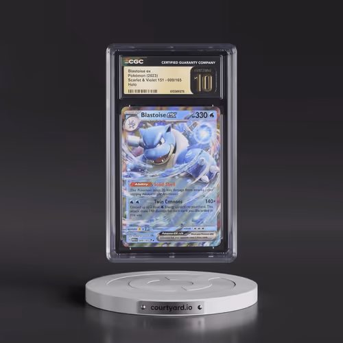 2023 Scarlet & Violet 151 - MEW EN #009/165 Blastoise ex - Holo (CGC 10 PRISTINE)