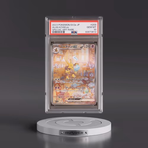 2023 Pokémon Sv2a-Pokemon 151 #203 Alakazam EX - Holo Special Art Rare (PSA 10 GEM MINT)