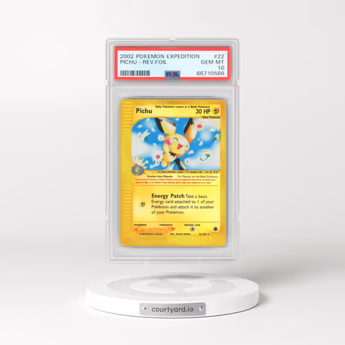 2002 Pokémon Expedition #22 Pichu - Reverse Foil (PSA 10 GEM MINT)