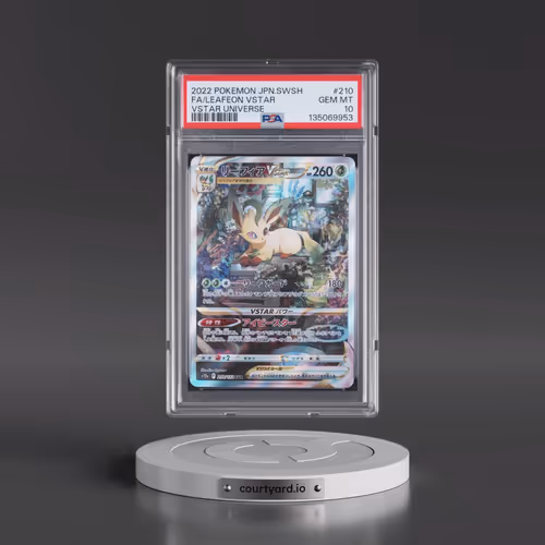 2022 Pokémon Sword & Shield Vstar Universe #210 Leafeon Vstar - Full Art (PSA 10 GEM MINT)